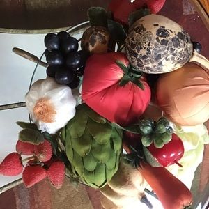 Silk fruits and vegetable